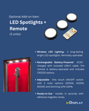 Tennis Racket and Ball Display Case Cabinet