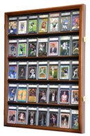 35 Graded Sport/Collectible Trading Card Display Case Cabinet - sfDisplay.com