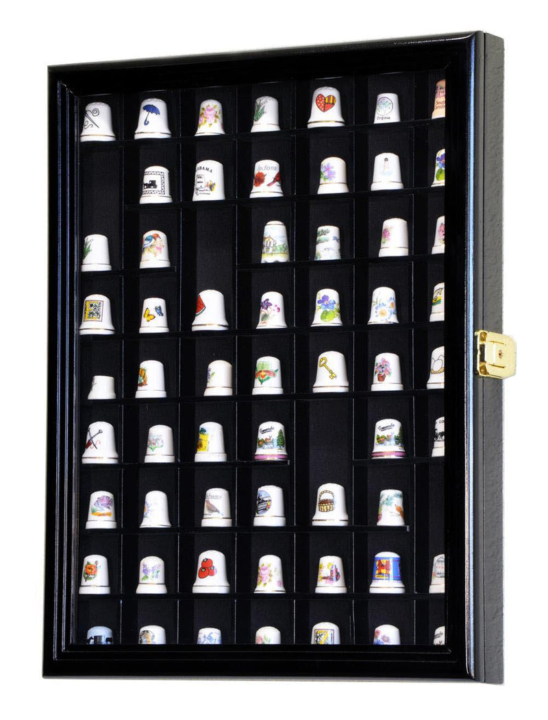 59 Opening Thimble / Small Miniature Display Case Cabinet - sfDisplay.com