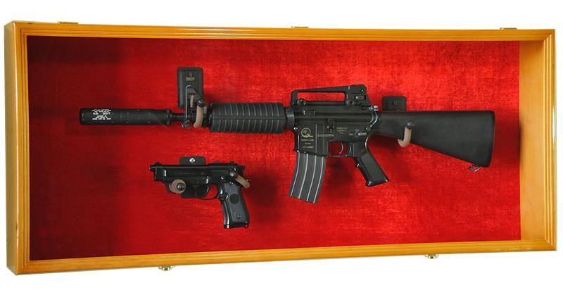 Guns: Rifle Handgun Display Case Cabinet - sfDisplay.com