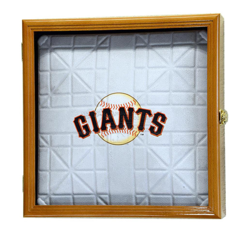 Baseball Base Display Case Cabinet (Full-Size MLB Pre-2023 Size) - sfDisplay.com